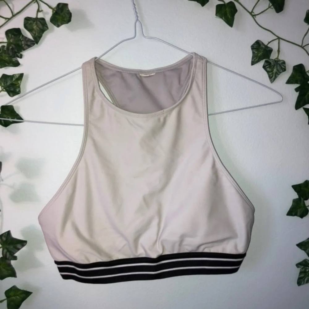 High waisted swim set